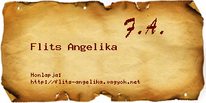 Flits Angelika névjegykártya